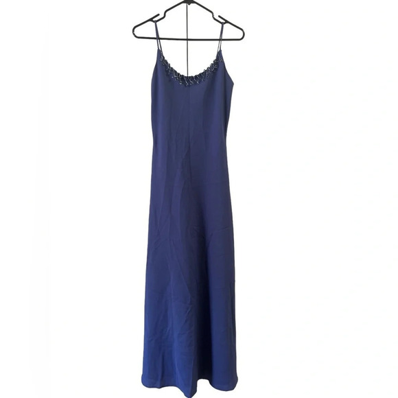 disenos candya Dresses & Skirts - Navy blue formal classy beaded dress
